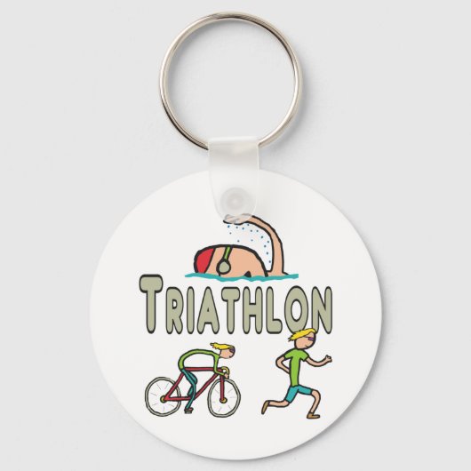 Triathlon Schlüsselanhänger (Vorderseite)