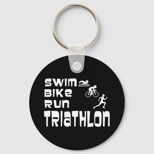 Triathlon Schlüsselanhänger (Vorderseite)