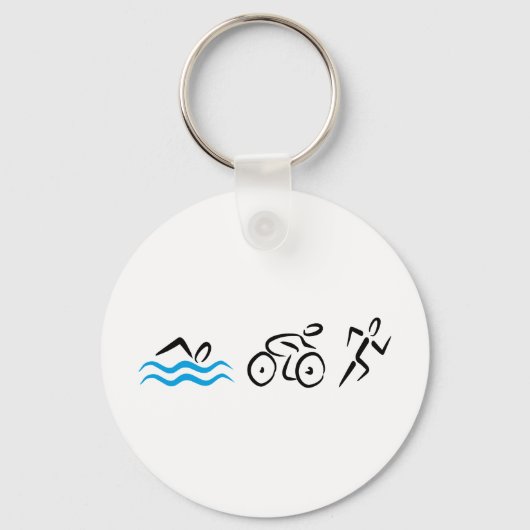 Triathlon Schlüsselanhänger (Vorderseite)