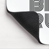 Triathlon Schwarz Design Mousepad (Ecke)