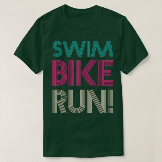 Triathlon-Schwimmen 2 T-Shirt (Design vorne)