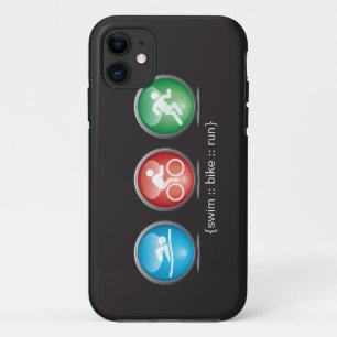 Triathlon Schwimmen-Fahrrad-Geführter iPhone 5 Case-Mate iPhone Hülle