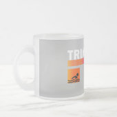 Triathlon: Schwimmen meistern, Fahrrad fahren, lau Mattglastasse (Links)