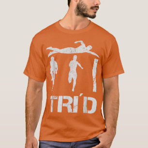 Triathlon-Schwimmen Rad laufen 1367 T-Shirt