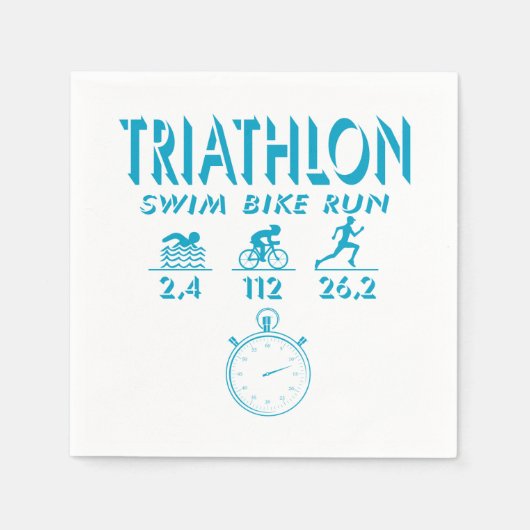 Triathlon Serviette (Vorderseite)