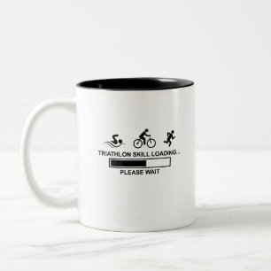 TRIATHLON-SKILLEN ZWEIFARBIGE TASSE