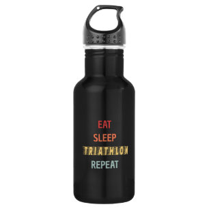 Triathlon - Sleep Triathlon Wiederholung Edelstahlflasche