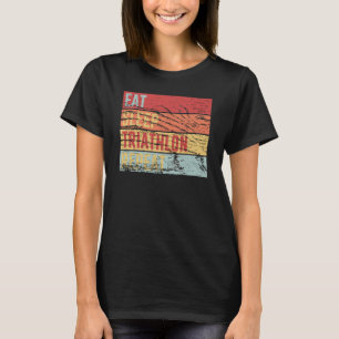 Triathlon - Sleep Triathlon Wiederholung T-Shirt