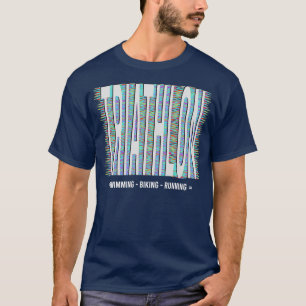 Triathlon sportliche Fitness Gewichtsverlust T-Shirt