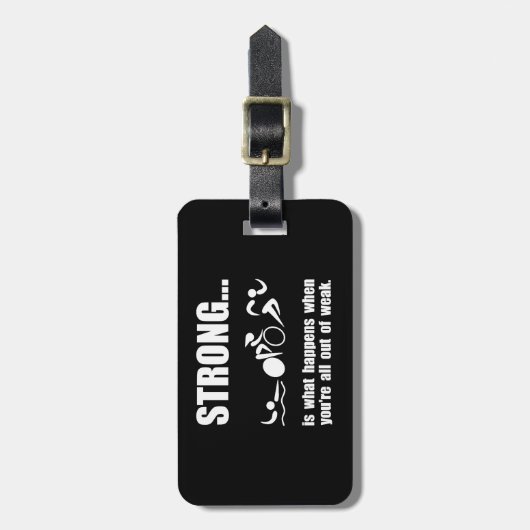 Triathlon stark gepäckanhänger (Vorderseite vertikal)