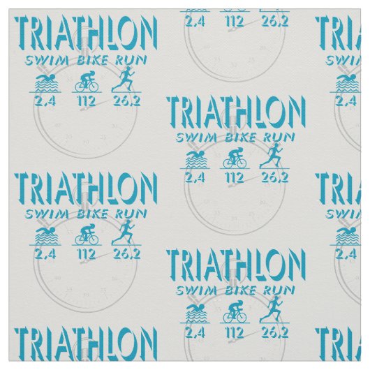 Triathlon Stoff (Muster)