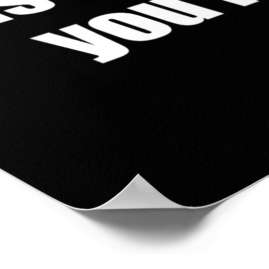 Triathlon Strong Poster (Ecke)