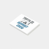 Triathlon Support-Crew Post-it Klebezettel (angewinkelt)