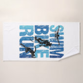 Triathlon - Swim Bike Run Badehandtuch (Badehandtuch)