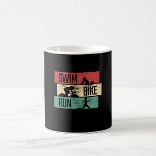 Triathlon - Swim Bike Run Kaffeetasse