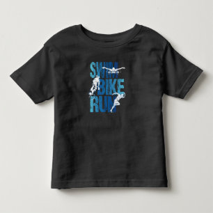Triathlon - Swim Bike Run Kleinkind T-shirt