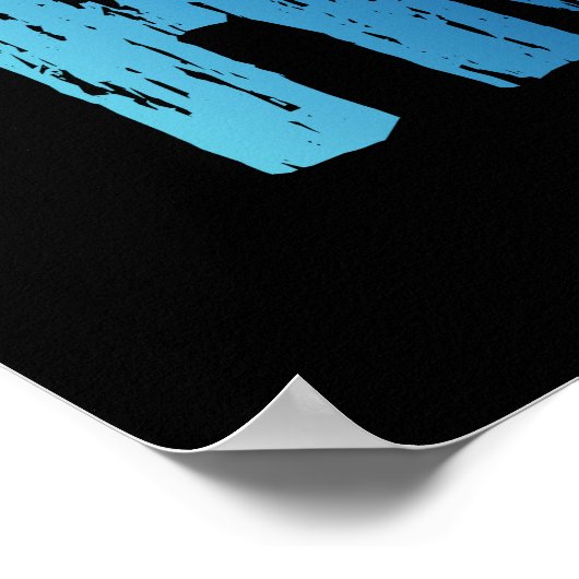 Triathlon - Swim Bike Run Poster (Ecke)