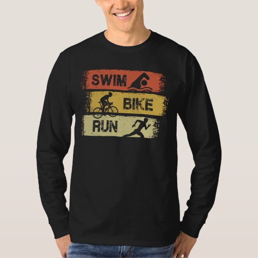 Triathlon - Swim Bike Run T-Shirt (Vorderseite)