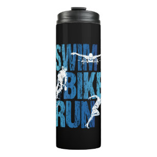 Triathlon - Swim Bike Run Thermosbecher