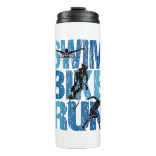 Triathlon - Swim Bike Run Thermosbecher