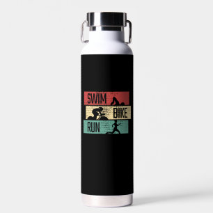 Triathlon - Swim Bike Run Trinkflasche