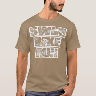 Triathlon Swim Bike Run Trithlete T-Shirt