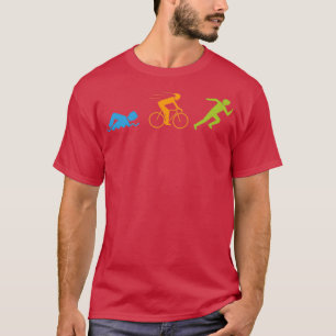 Triathlon Swiming Biking Running T-Shirt