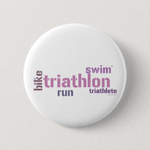 Triathlon-Text Button