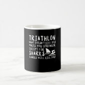 Triathlon tötet Sie nicht macht stärker Kaffeetasse (Mittel)