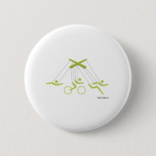 Triathlon-Trainer, Triathlon-Trainer Button (Vorderseite)