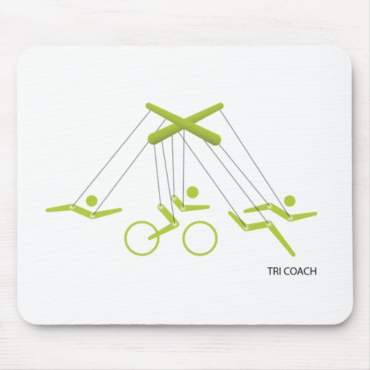 Triathlon-Trainer, Triathlon-Trainer Mousepad (Vorne)