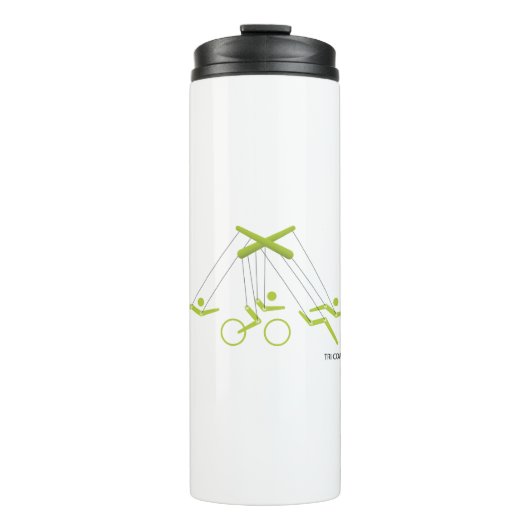 Triathlon-Trainer, Triathlon-Trainer Thermosbecher (Vorderseite)