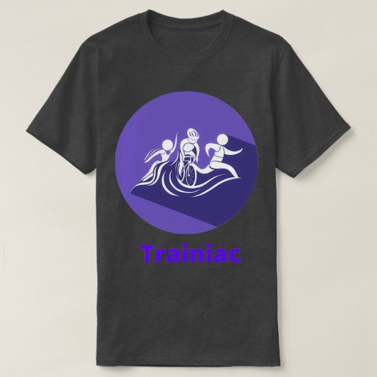Triathlon Trainiac T-Shirt (Design vorne)