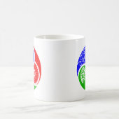Triathlon TRI Yin Yang Kaffeetasse (Mittel)