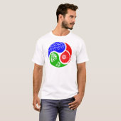 Triathlon TRI Yin Yang T-Shirt (Vorne ganz)