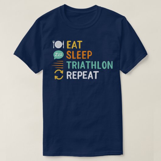 Triathlon Triathelete T-Shirt (Design vorne)