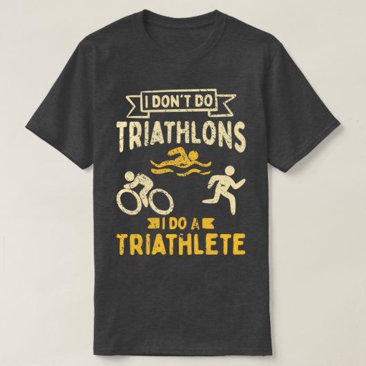 Triathlon Triathlete 14 T-Shirt (Design vorne)