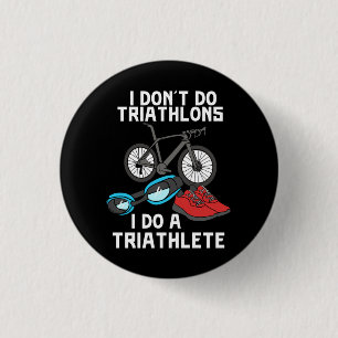 Triathlon Triathlete Button