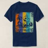 Triathlon Triathlete Rad Rad Swim Elite Athlete T-Shirt (Design vorne)