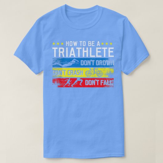 Triathlon Triathlete Sports T-Shirt (Design vorne)