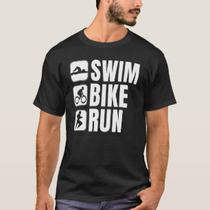 Triathlon Triathleten Laufende Fitness T-Shirt