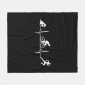 Triathlon - Triathlon Heartbeat Fleecedecke (Vorderseite (Horizontal))