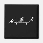 Triathlon - Triathlon Heartbeat Magnet (Vorne)