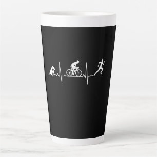 Triathlon - Triathlon Heartbeat Milchtasse