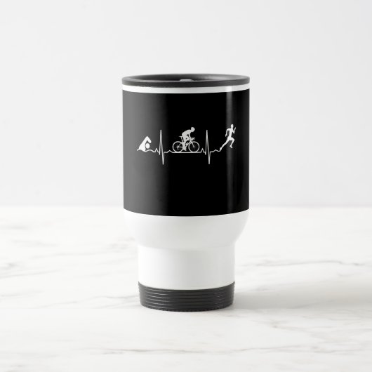 Triathlon - Triathlon Heartbeat Reisebecher (Mittel)