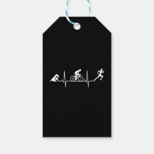 Triathlon - Triathlon Herzschlag Geschenkanhänger