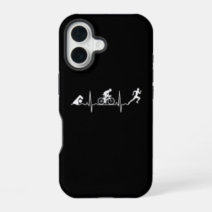 Triathlon - Triathlon Herzschlag iPhone 16 Hülle