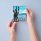 Triathlon-Triathlon-Laufsteg Flyer (Gruppe)