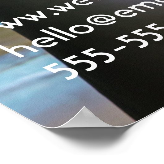 Triathlon-Triathlon-Laufsteg Poster (Ecke)