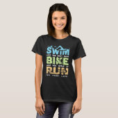 Triathlon-Triathlon-Triathlon T-Shirt (Vorne ganz)